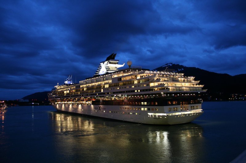 Cruise ship at Juneau, Alaska