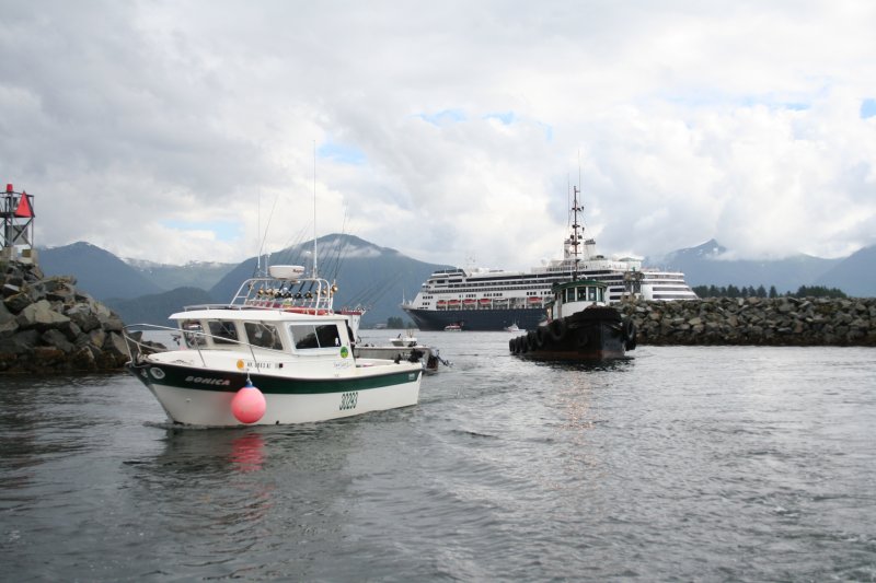 Small boat harbor at Sitka, Alaska