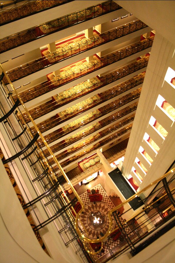 The atrium of the JW Marriott San Francisco