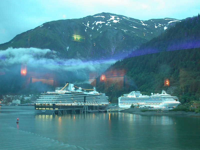 Leaving Juneau, Alaska.