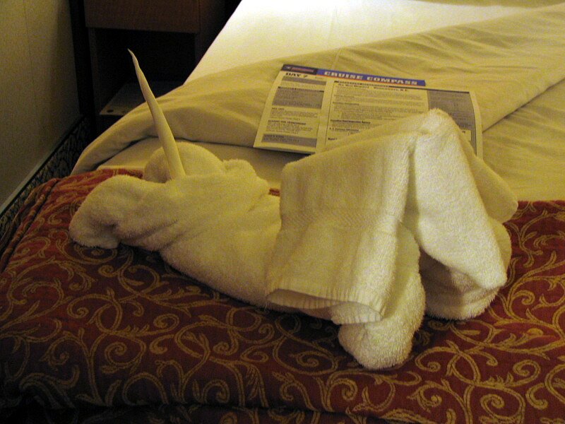 Towel-art daschund
