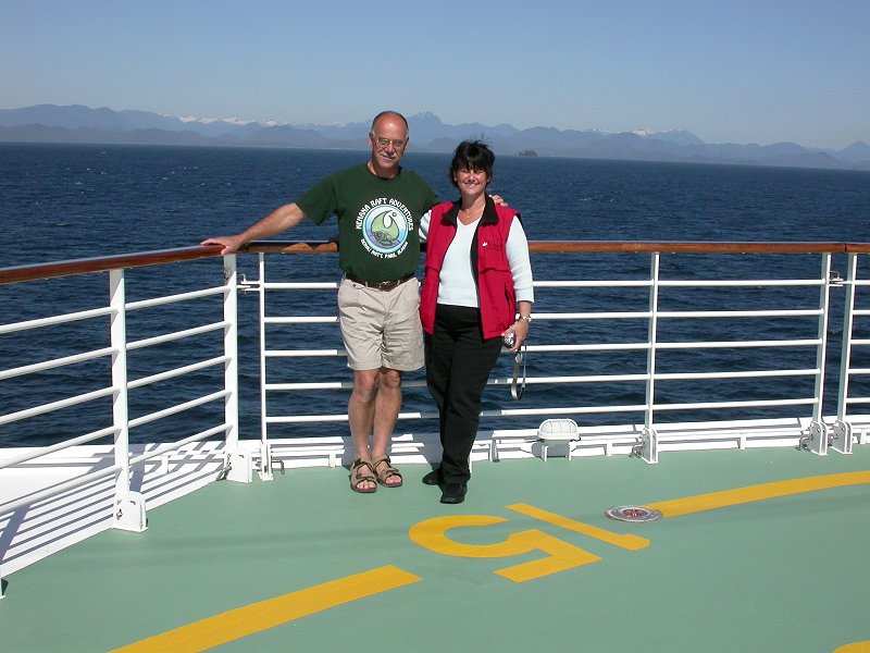 Enjoying the Inside Passage.