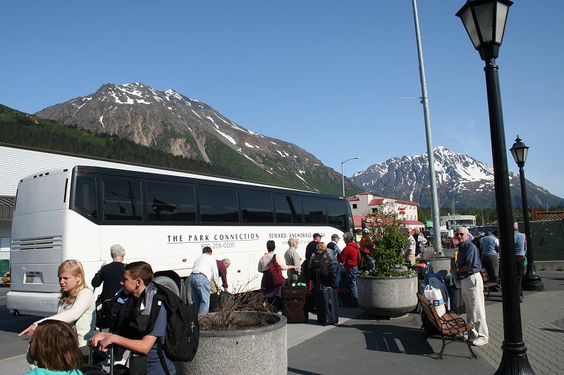 Seward shuttle bus